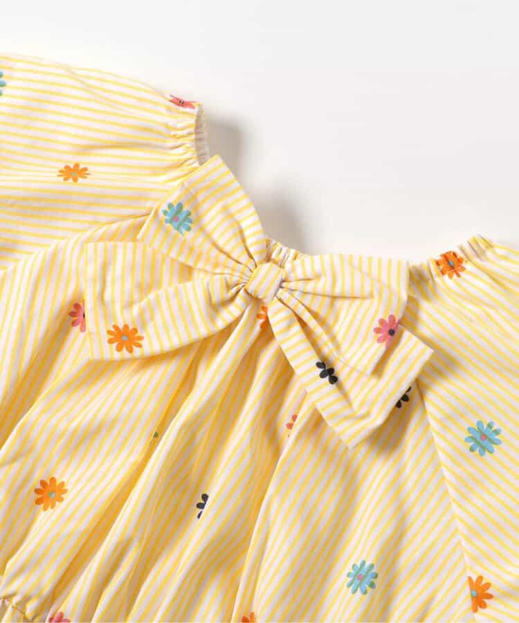 日本童裝 apres les cours 後背緞帶上衣 90-140cm 女童款 夏季 TOPS