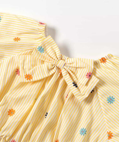 日本童裝 apres les cours 後背緞帶上衣 90-140cm 女童款 夏季 TOPS