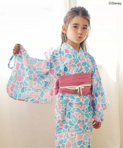 日本童裝 apres les cours x Disney 日本浴衣 日本和服 80-140cm 女童款 夏季 DRESSES 日本夏祭慶典特輯