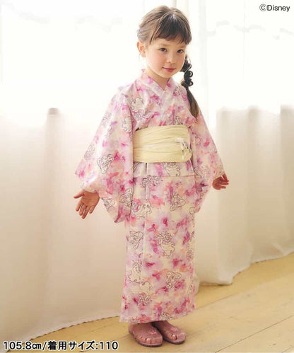 日本童裝 apres les cours x Disney 日本浴衣 日本和服 80-140cm 女童款 夏季 DRESSES 日本夏祭慶典特輯
