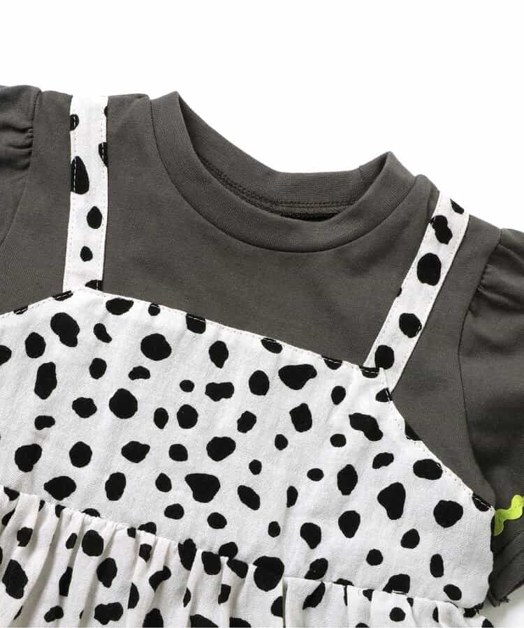 日本童裝 BREEZE 假兩年連身裙 80-140cm 女童款 夏季 DRESSES