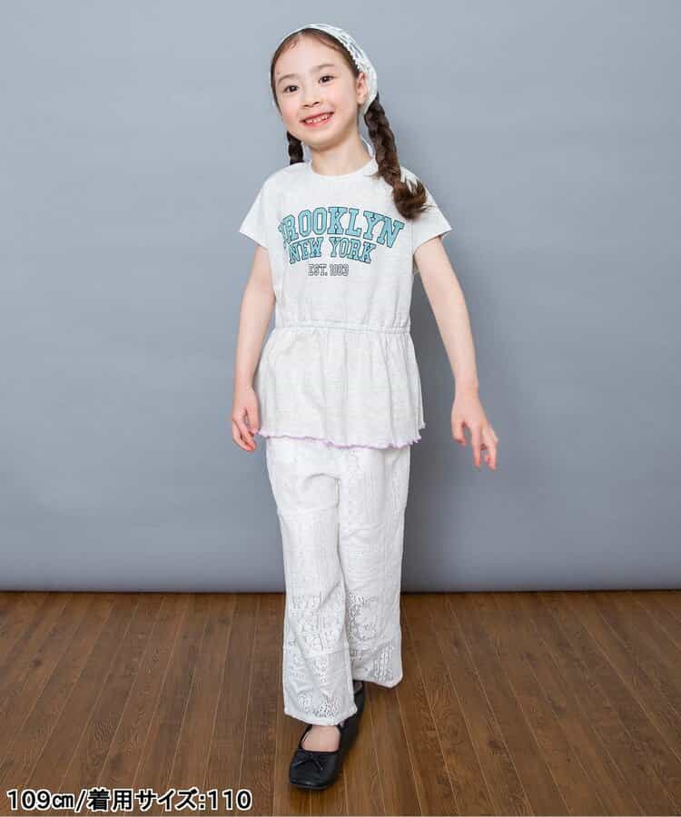 日本童裝 BREEZE 收腰學院風印花上衣 90-140cm 女童款 夏季 TOPS