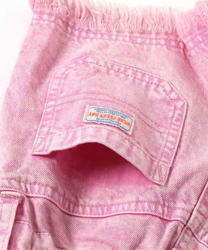 日本童裝 BREEZE 流蘇牛仔短褲 80-140cm 女童款 夏季 PANTS