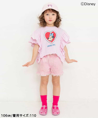 日本童裝 BREEZE 流蘇牛仔短褲 80-140cm 女童款 夏季 PANTS