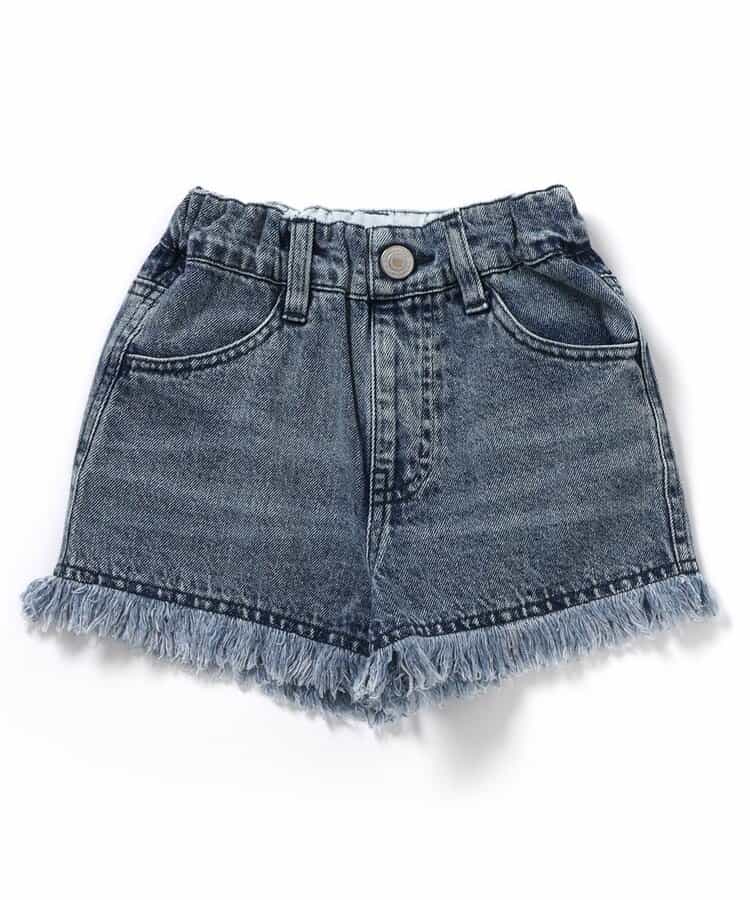 日本童裝 BREEZE 流蘇牛仔短褲 80-140cm 女童款 夏季 PANTS