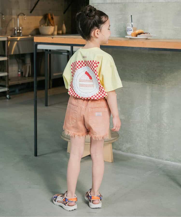 日本童裝 BREEZE 流蘇牛仔短褲 80-140cm 女童款 夏季 PANTS