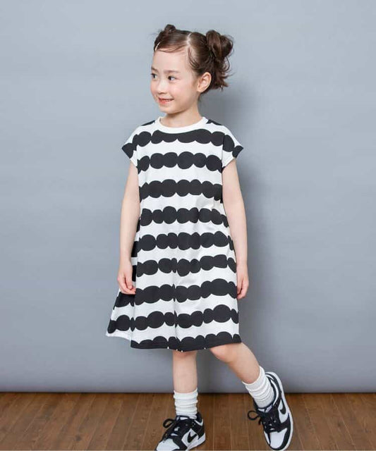 日本童裝 BREEZE 復古印花連身裙 90-140cm 女童款 夏季 DRESSES