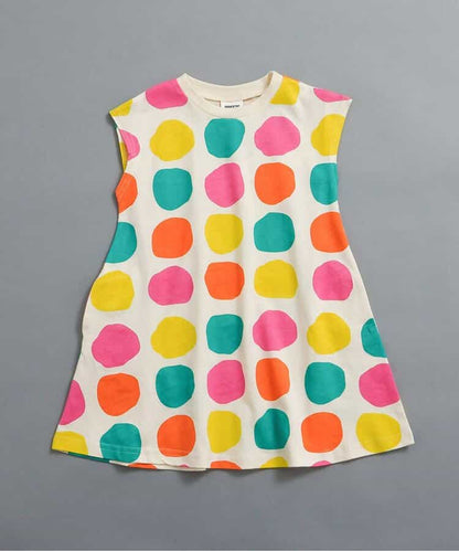 日本童裝 BREEZE 復古印花連身裙 90-140cm 女童款 夏季 DRESSES