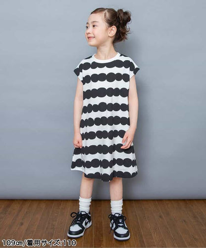 日本童裝 BREEZE 復古印花連身裙 90-140cm 女童款 夏季 DRESSES