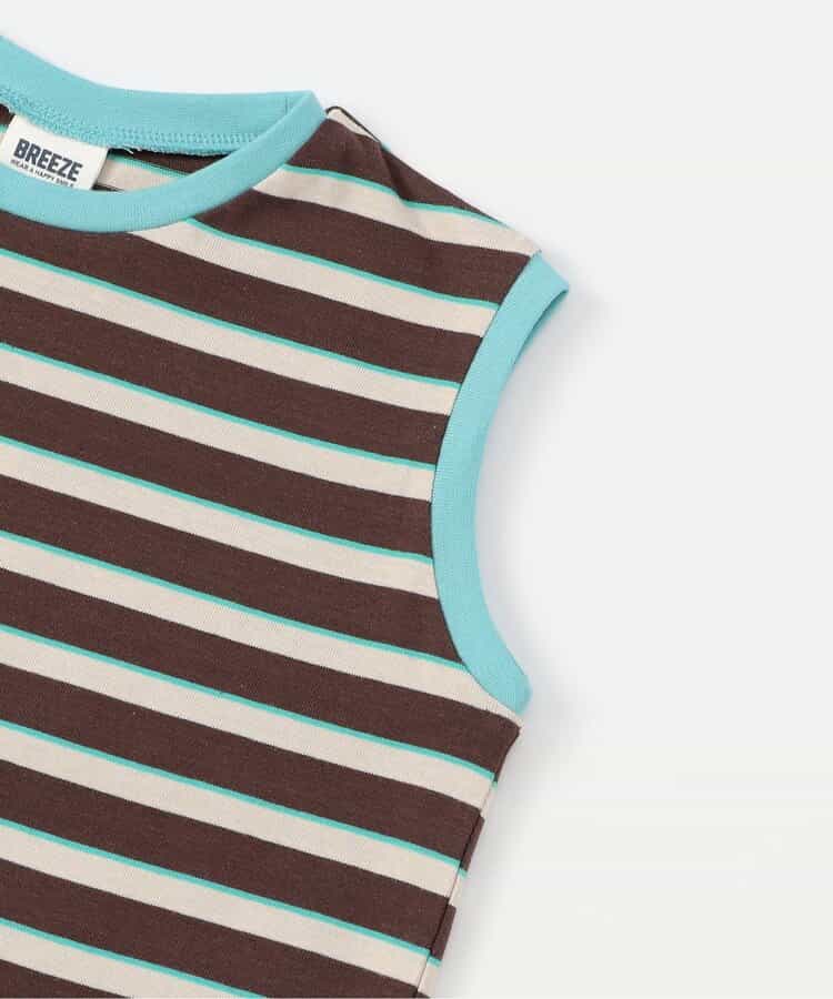 日本童裝 BREEZE 復古印花條紋 90-140cm 男童款/女童款 夏季 TOPS