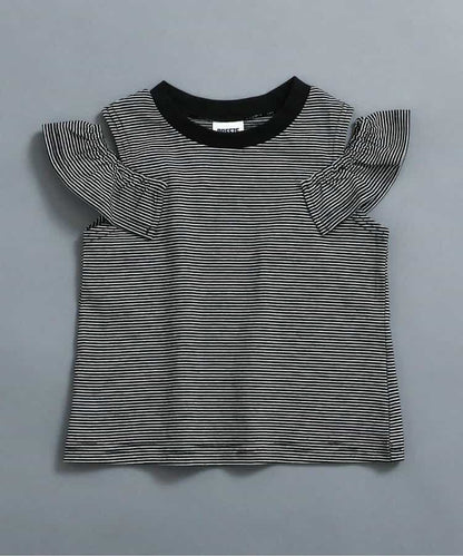 日本童裝 BREEZE 露肩荷葉邊上衣 90-140cm 女童款 夏季 TOPS