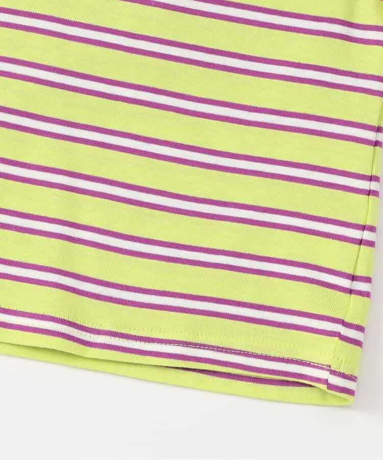 日本童裝 BREEZE 荷葉邊袖條紋上衣 90-140cm 女童款 夏季 TOPS