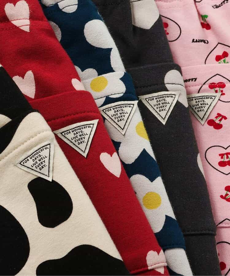 日本童裝 BREEZE 全印花七分褲 80-130cm 男童款/女童款 夏季 PANTS