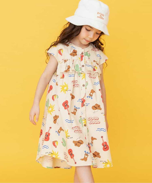 日本童裝 BREEZE 無袖連身裙 80-140cm 女童款 夏季 DRESSES