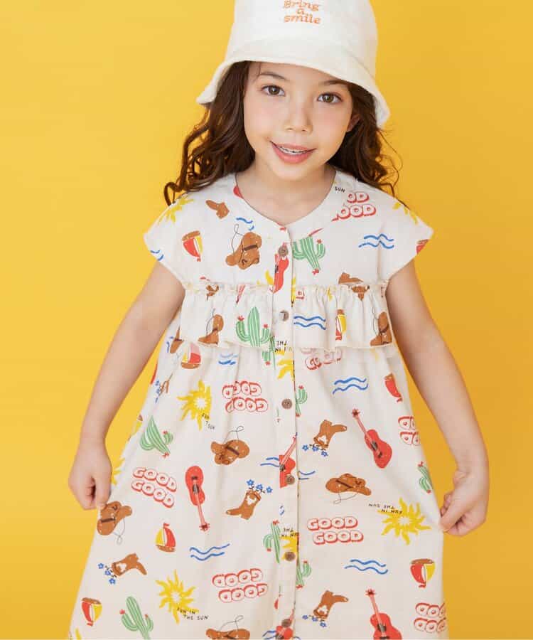日本童裝 BREEZE 無袖連身裙 80-140cm 女童款 夏季 DRESSES