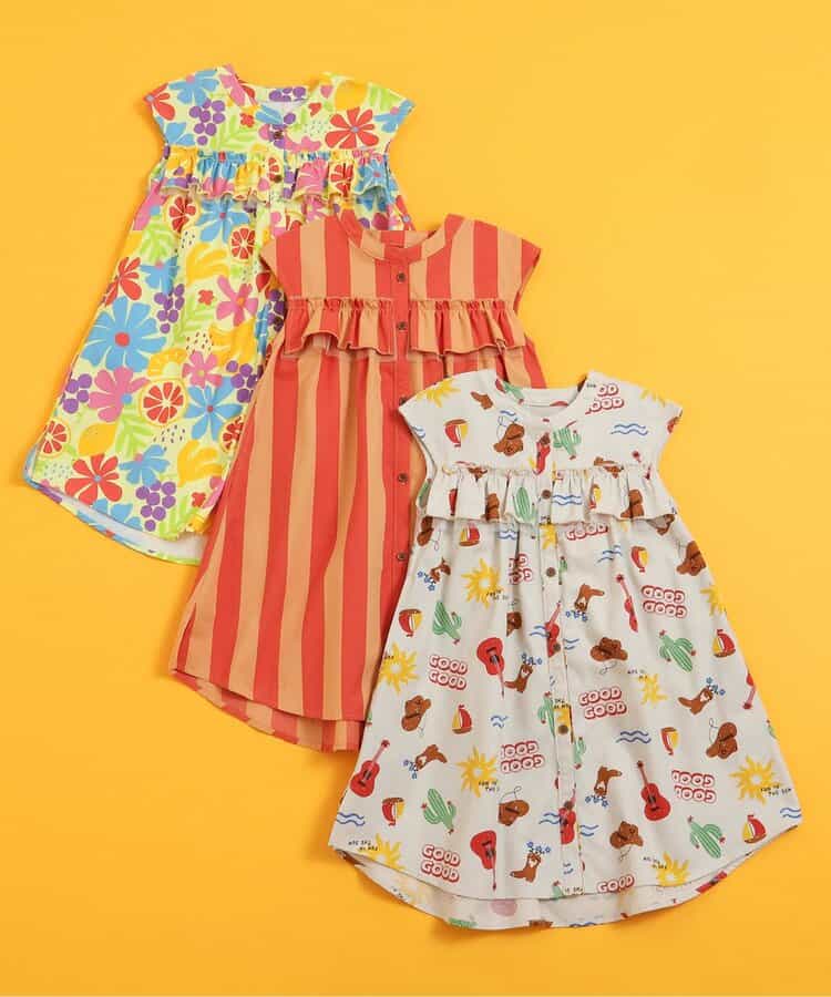 日本童裝 BREEZE 無袖連身裙 80-140cm 女童款 夏季 DRESSES