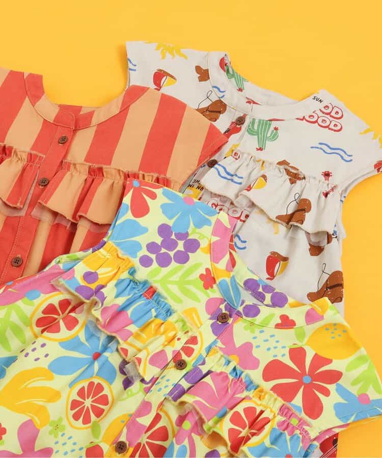 日本童裝 BREEZE 無袖連身裙 80-140cm 女童款 夏季 DRESSES