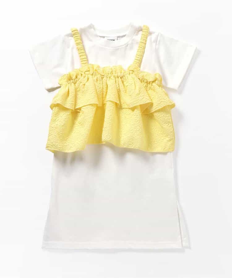 日本童裝 BREEZE 提花吊帶兩件套連身裙 80-140cm 女童款 夏季 TOPS DRESSES