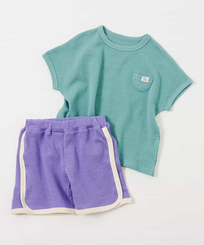 日本童裝 BREEZE 華夫格睡衣 80-150cm 女童款 夏季 睡衣系列