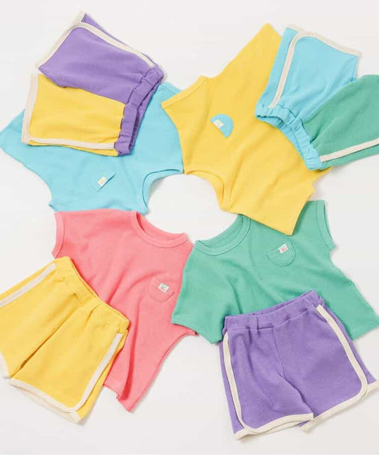 日本童裝 BREEZE 華夫格睡衣 80-150cm 女童款 夏季 睡衣系列