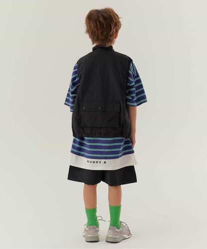 日本童裝 BREEZE 後口袋工裝背心外套 90-160cm 男童款/女童款 夏季 OUTERWEAR