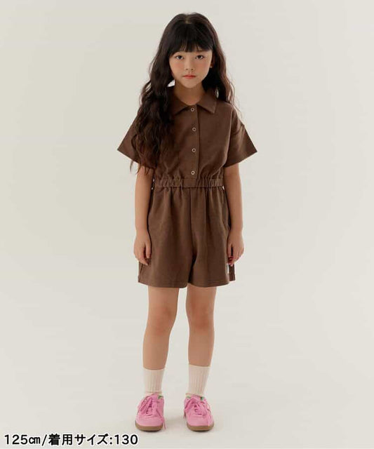 日本童裝 BREEZE 一體式運動連體衣 90-140cm 女童款 夏季 Jumpsuit