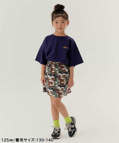 日本童裝 BREEZE 側袋拼接短裙 90-140cm 女童款 夏季 SKIRTS