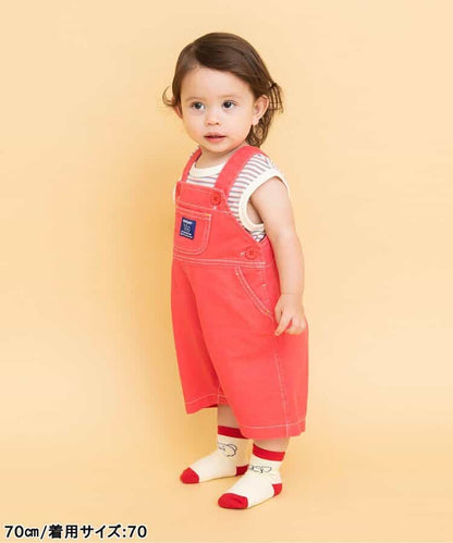日本童裝 BREEZE 吊帶連體褲 70-80cm 男童款/女童款 初生嬰兒 夏季 Jumpsuit