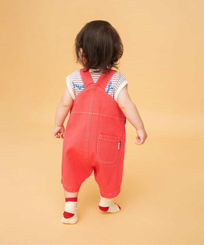 日本童裝 BREEZE 吊帶連體褲 70-80cm 男童款/女童款 初生嬰兒 夏季 Jumpsuit