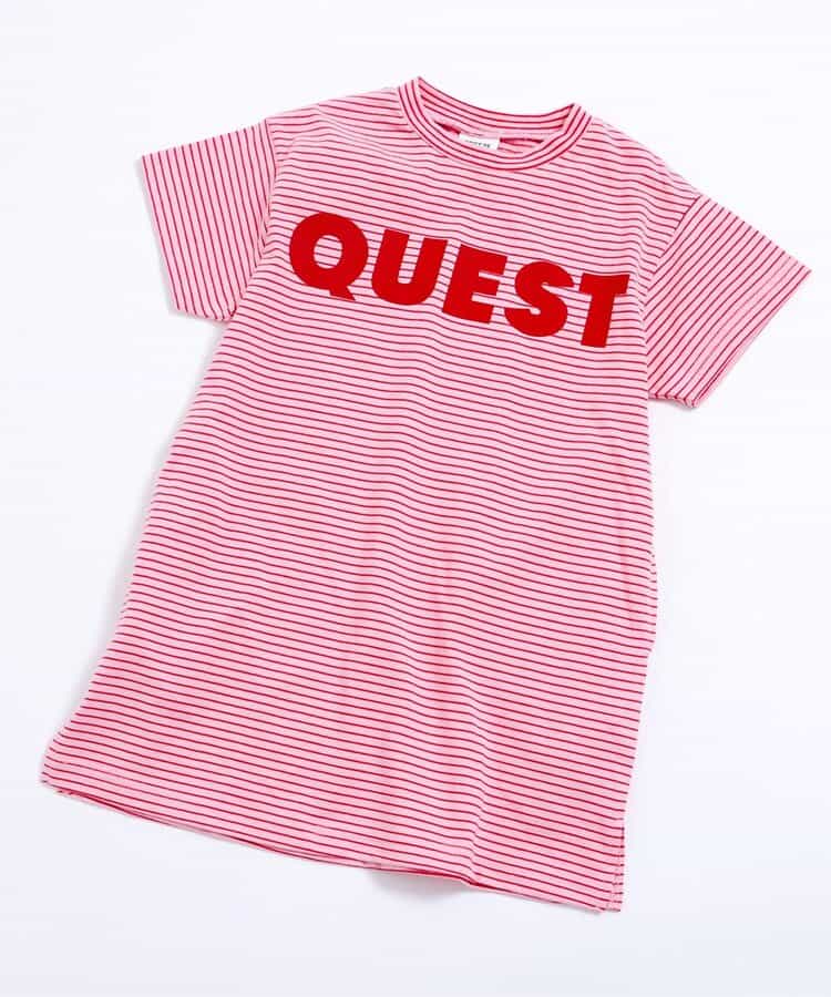 日本童裝 BREEZE 字母印花間條連身裙 80-140cm 女童款 夏季 DRESSES