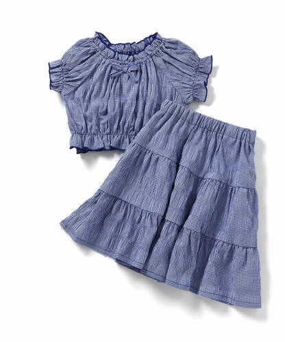 日本童裝 BREEZE 上衣半裙兩件套裝 80-140cm 女童款 夏季 TOPS SKIRTS