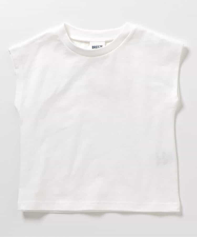 日本童裝 BREEZE 皺褶格紋兩件式上衣 80-140cm 女童款 夏季 TOPS