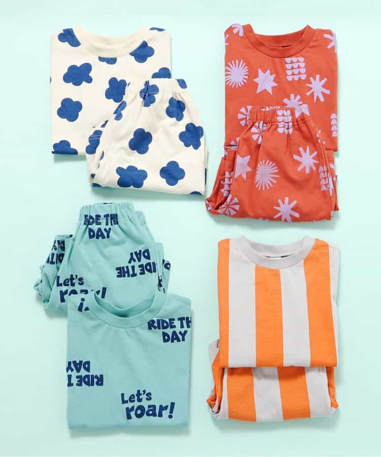 日本童裝 BREEZE 鬆印花兩件套裝 90-150cm 男童款 夏季 TOPS PANTS