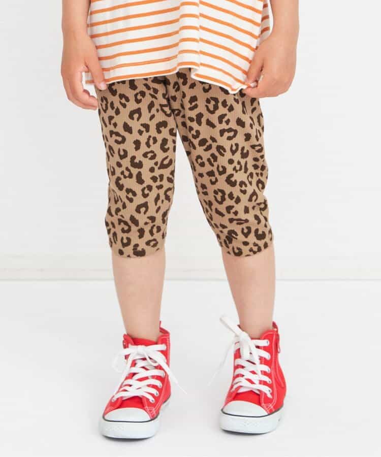 日本童裝 BREEZE 全印花七分長褲 70-130cm 男童款/女童款 初生嬰兒 夏季 PANTS