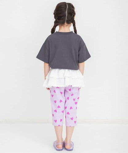 日本童裝 BREEZE 全印花七分長褲 70-130cm 男童款/女童款 初生嬰兒 夏季 PANTS