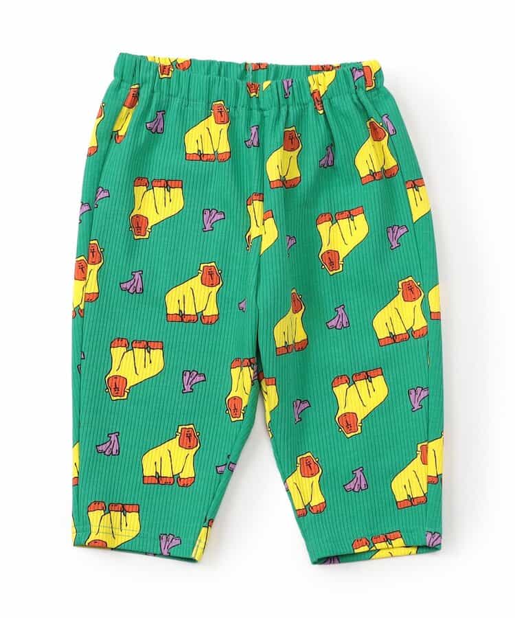 日本童裝 BREEZE 全印花七分長褲 70-130cm 男童款/女童款 初生嬰兒 夏季 PANTS