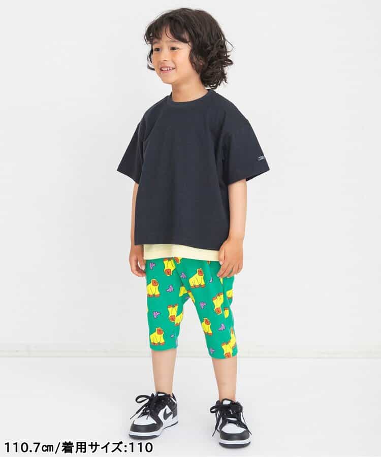 日本童裝 BREEZE 全印花七分長褲 70-130cm 男童款/女童款 初生嬰兒 夏季 PANTS