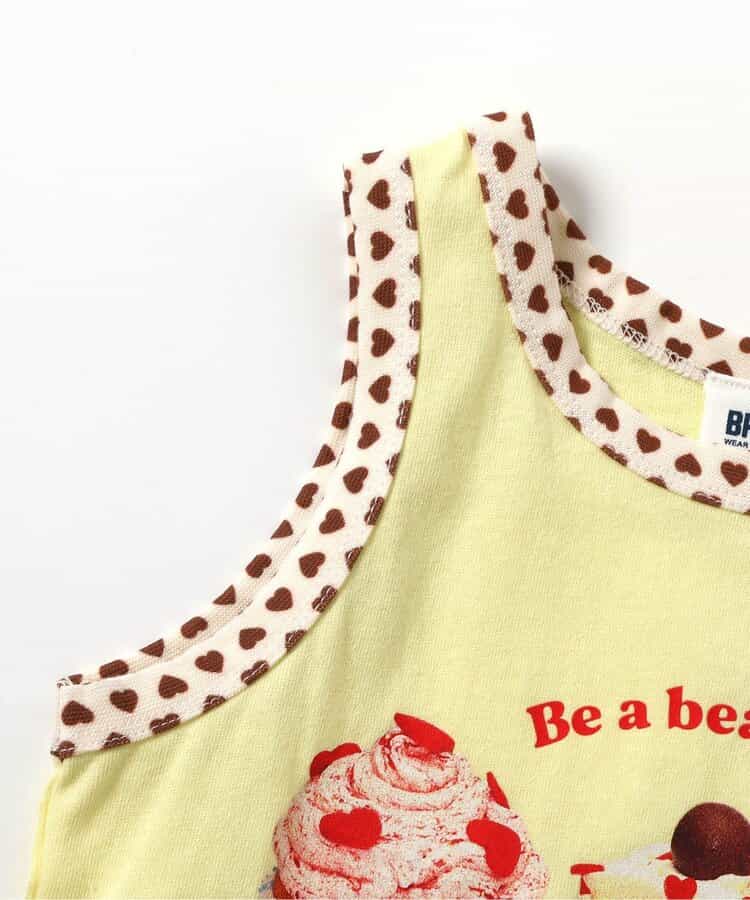 日本童裝 BREEZE 甜品印花背心 80-140cm 女童款 夏季 TOPS