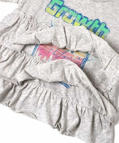 日本童裝 BREEZE 裙邊印花上衣 80-140cm 女童款 夏季 TOPS