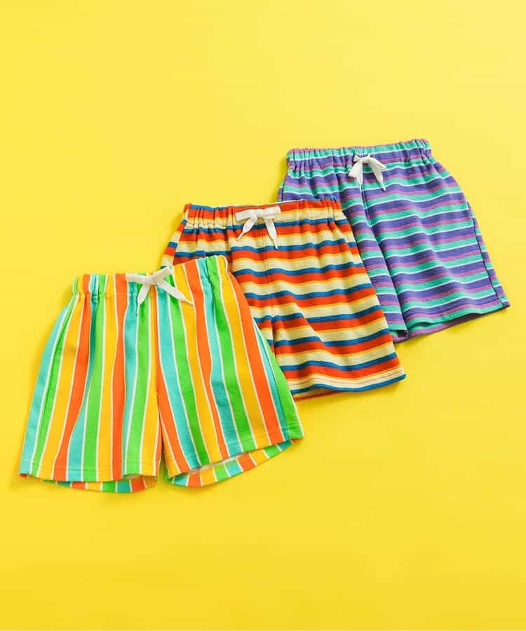 日本童裝 BREEZE 間條短褲 80-140cm 男童款 夏季 PANTS