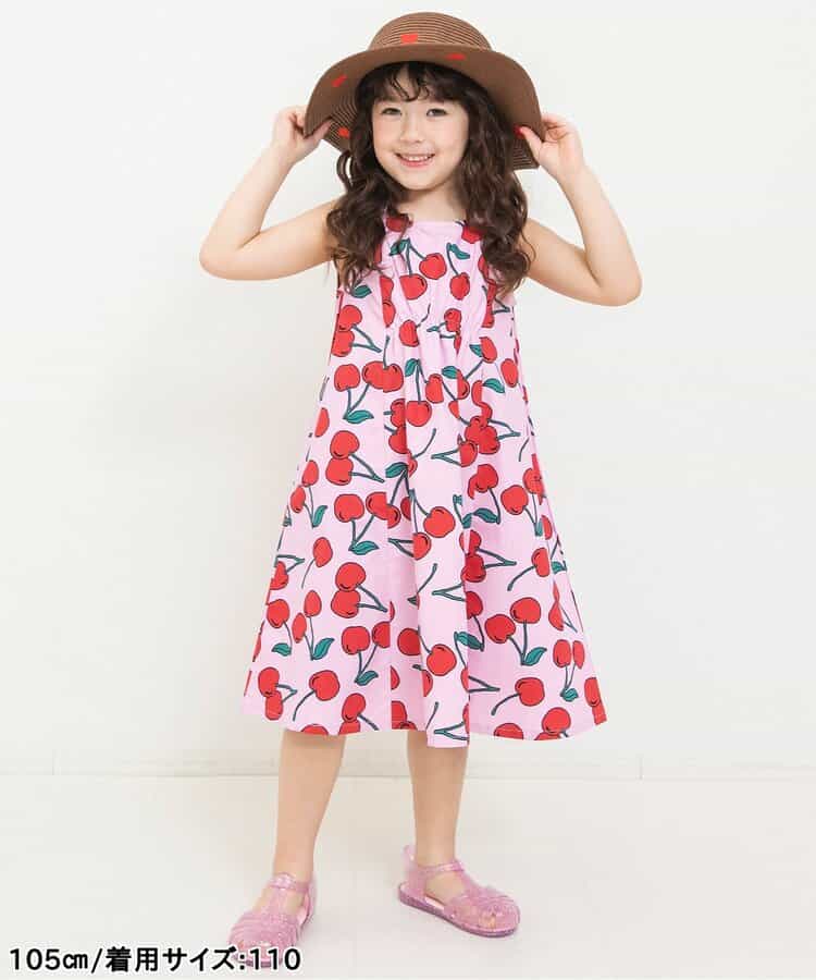 日本童裝 BREEZE 印花喇叭背心裙 80-140cm 女童款 夏季 DRESSES
