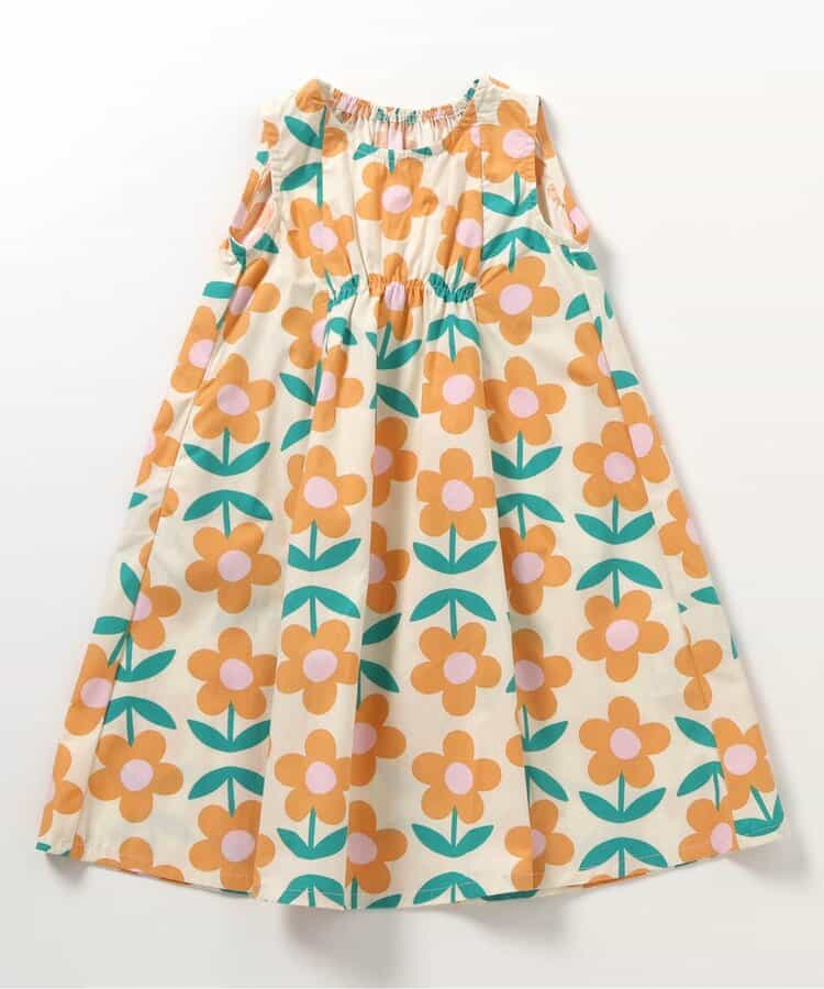 日本童裝 BREEZE 印花喇叭背心裙 80-140cm 女童款 夏季 DRESSES