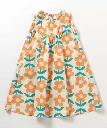 日本童裝 BREEZE 印花喇叭背心裙 80-140cm 女童款 夏季 DRESSES