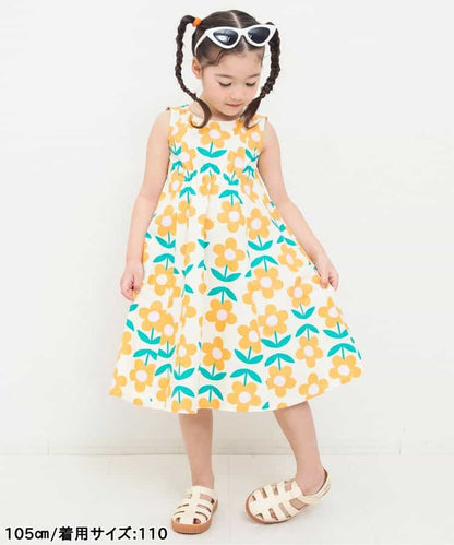 日本童裝 BREEZE 印花喇叭背心裙 80-140cm 女童款 夏季 DRESSES