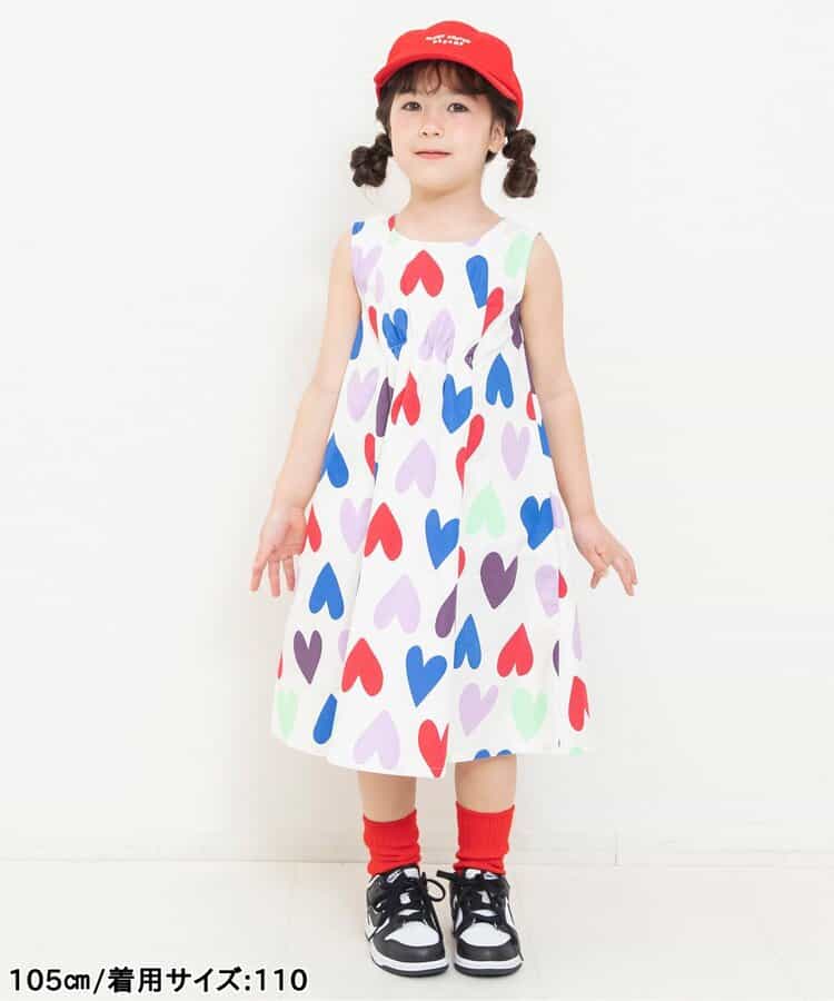 日本童裝 BREEZE 印花喇叭背心裙 80-140cm 女童款 夏季 DRESSES