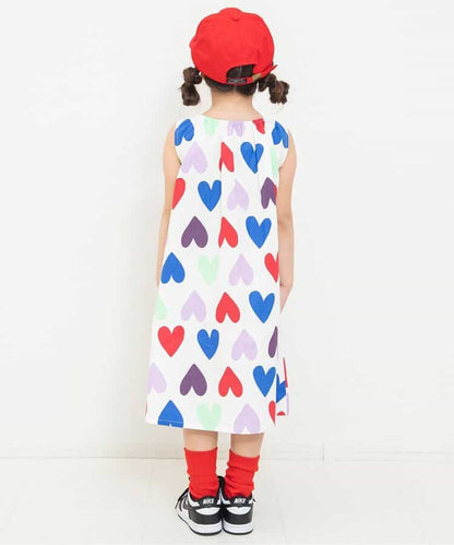 日本童裝 BREEZE 印花喇叭背心裙 80-140cm 女童款 夏季 DRESSES