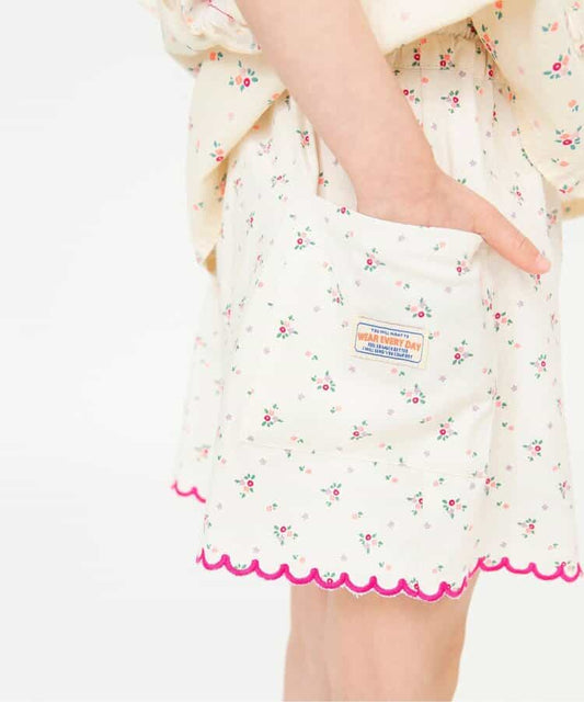 日本童裝 BREEZE 荷葉邊短褲 80-140cm 女童款 夏季 PANTS