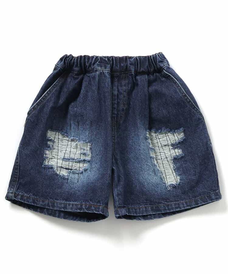 日本童裝 BREEZE 做舊牛仔短褲 90-150cm 男童款 夏季 PANTS