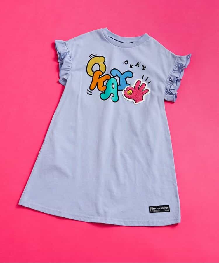 日本童裝 BREEZE 雪尼爾貼布連身裙 80-140cm 女童款 夏季 DRESSES
