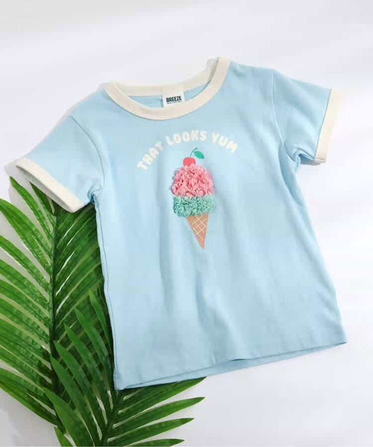 日本童裝 BREEZE 立體圖案上衣 80-140cm 女童款 夏季 TOPS